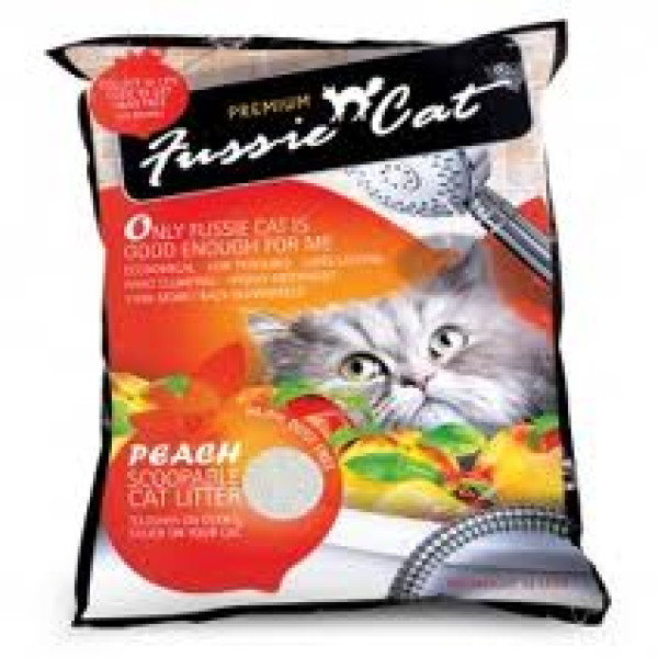 Fussie Cat Refresh Cat Litter - Peach 桃味貓砂 10LX4包